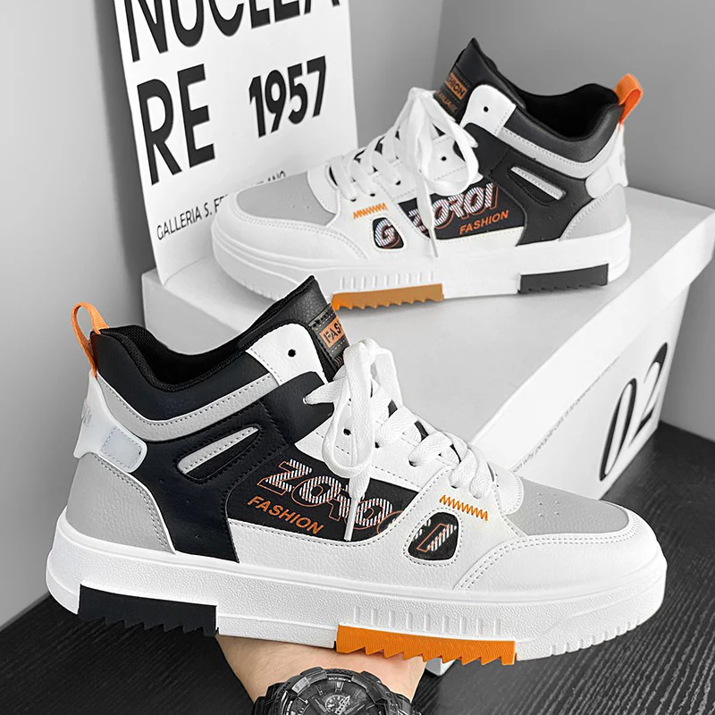 Damen modische High-Top Sneakers mit atmungsaktiven Einsätzen und robuster Sohle Heidi Mode - Image 6