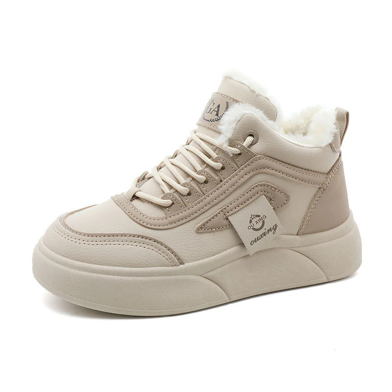 Damen modische High-Top Sneakers mit kuscheligem Innenfutter und rutschfester Sohle Heidi Mode - Image 5