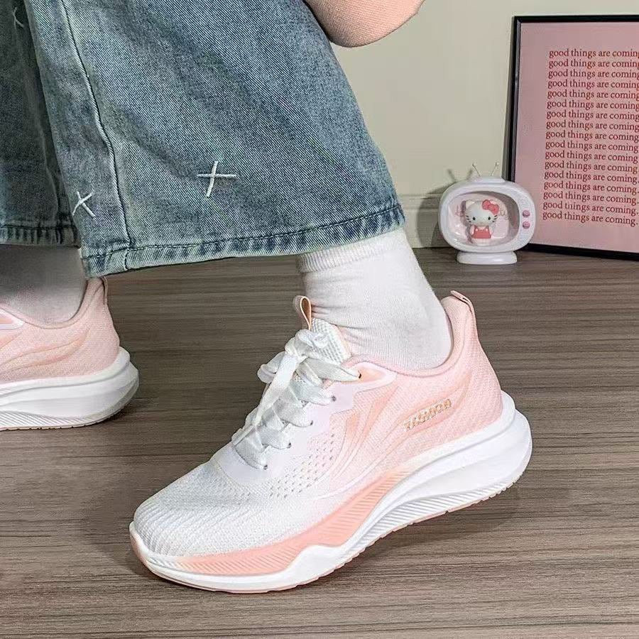 Damen Modische Lauf-Sneakers mit atmungsaktiver Mesh-Oberfläche und dämpfender Sohle Heidi Mode