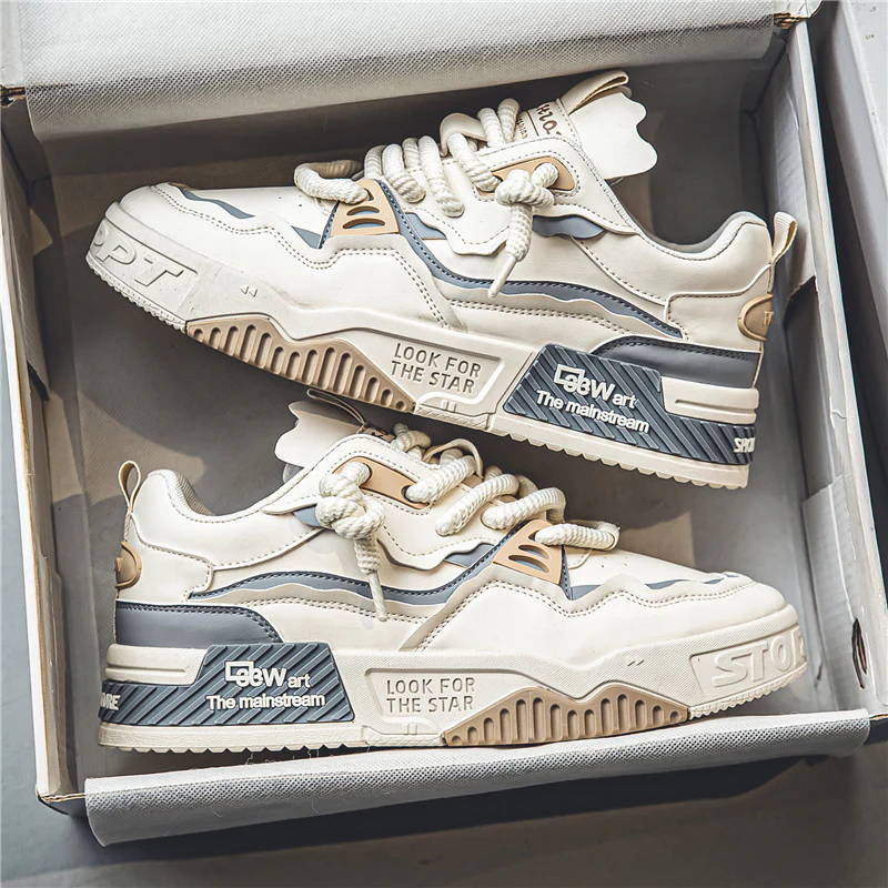Damen Modische Plateau-Sneaker mit auffälligem Sohlen-Design Heidi Mode - Image 2