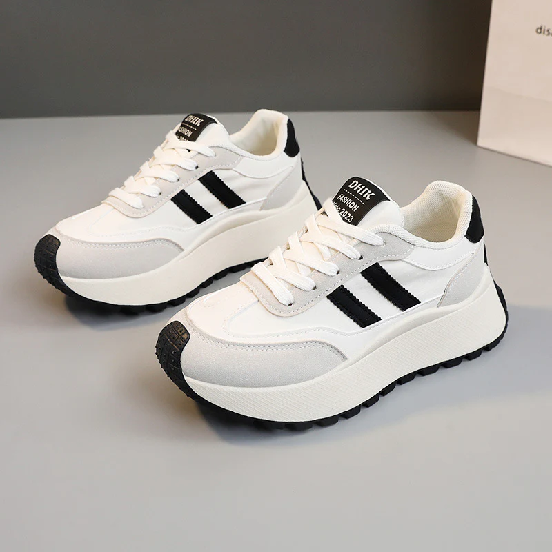 Damen Modische Plateau Sneakers mit trendiger Silhouette und dämpfender Laufsohle Heidi Mode - Image 7