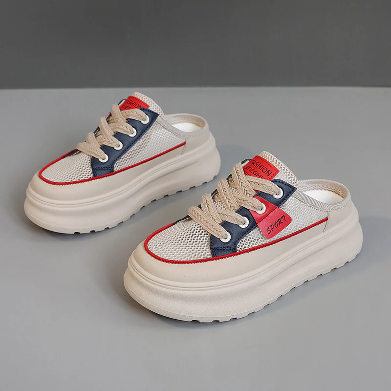 Damen modische Slip-ons mit atmungsaktiver Mesh-Oberfläche und dämpfendem Fußbett Heidi Mode - Image 8
