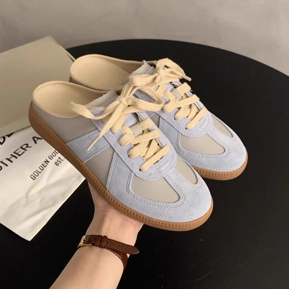 Damen modische Slipper mit sportlichem Design und atmungsaktivem Obermaterial Heidi Mode