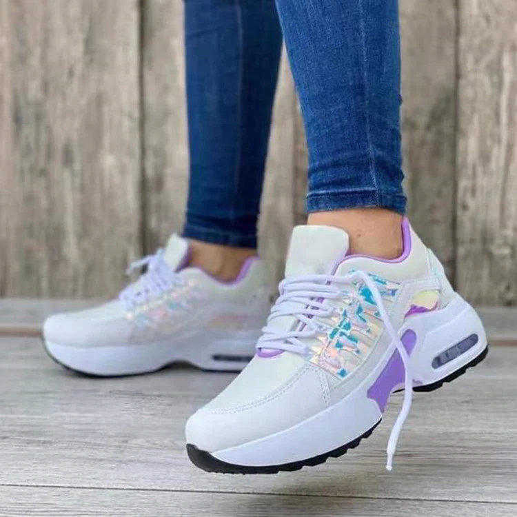 Damen modische Sneaker mit atmungsaktiver Mesh-Oberfläche und stützendem Fußbett Heidi Mode - Image 3
