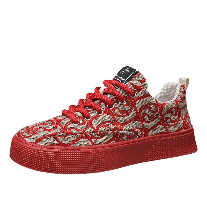 Damen Modische Sneaker mit stylishem Muster von Heidi Mode - Image 5