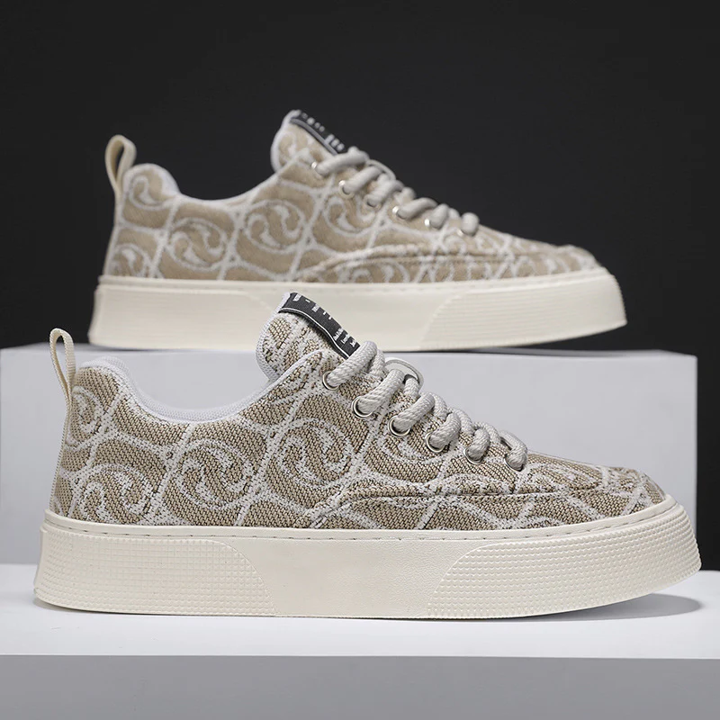 Damen Modische Sneakers mit einzigartigem Textil-Design und rutschfester Sohle Heidi Mode - Image 3