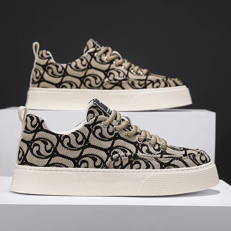 Damen Modische Sneakers mit einzigartigem Textil-Design und rutschfester Sohle Heidi Mode - Image 7