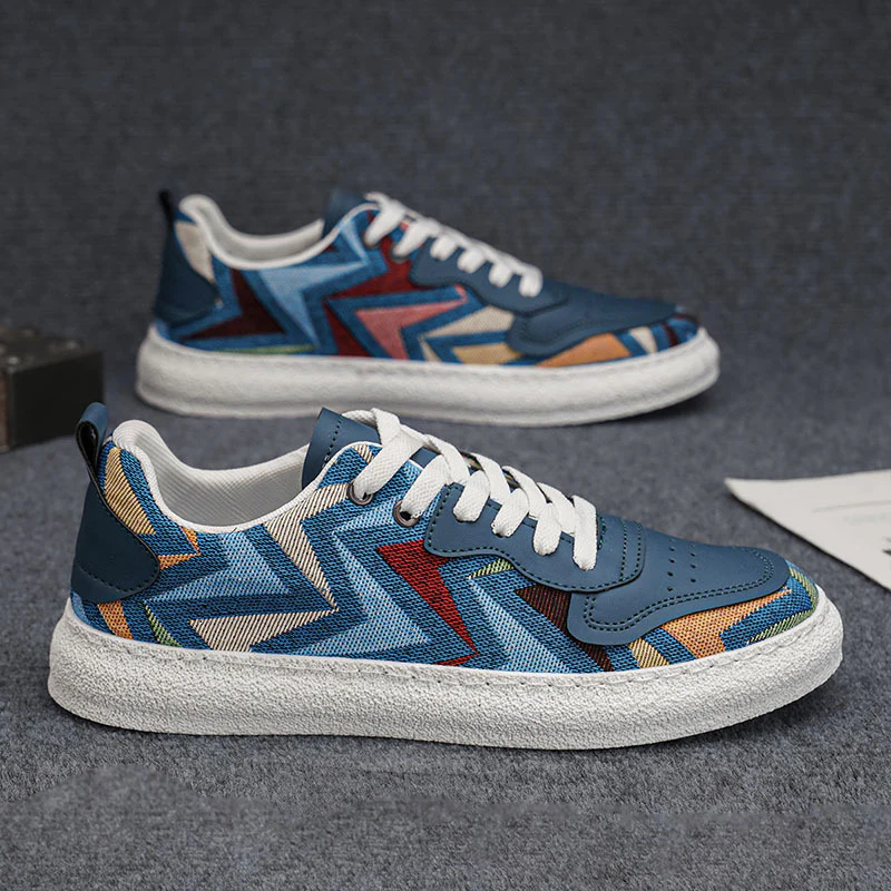 Damen modische Sneakers mit gewelltem Design und bequemer Sohle Heidi Mode - Image 3