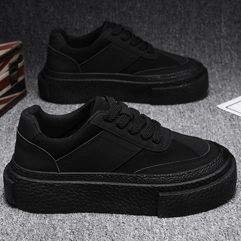Damen modische Sneakers mit hoher Plateausohle und eleganter Oberflächenstruktur Heidi Mode - Image 6