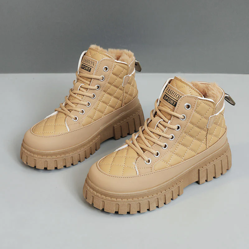 Damen modische Winterstiefel mit rutschfester Sohle und kuscheligem Innenfutter Heidi Mode - Image 2