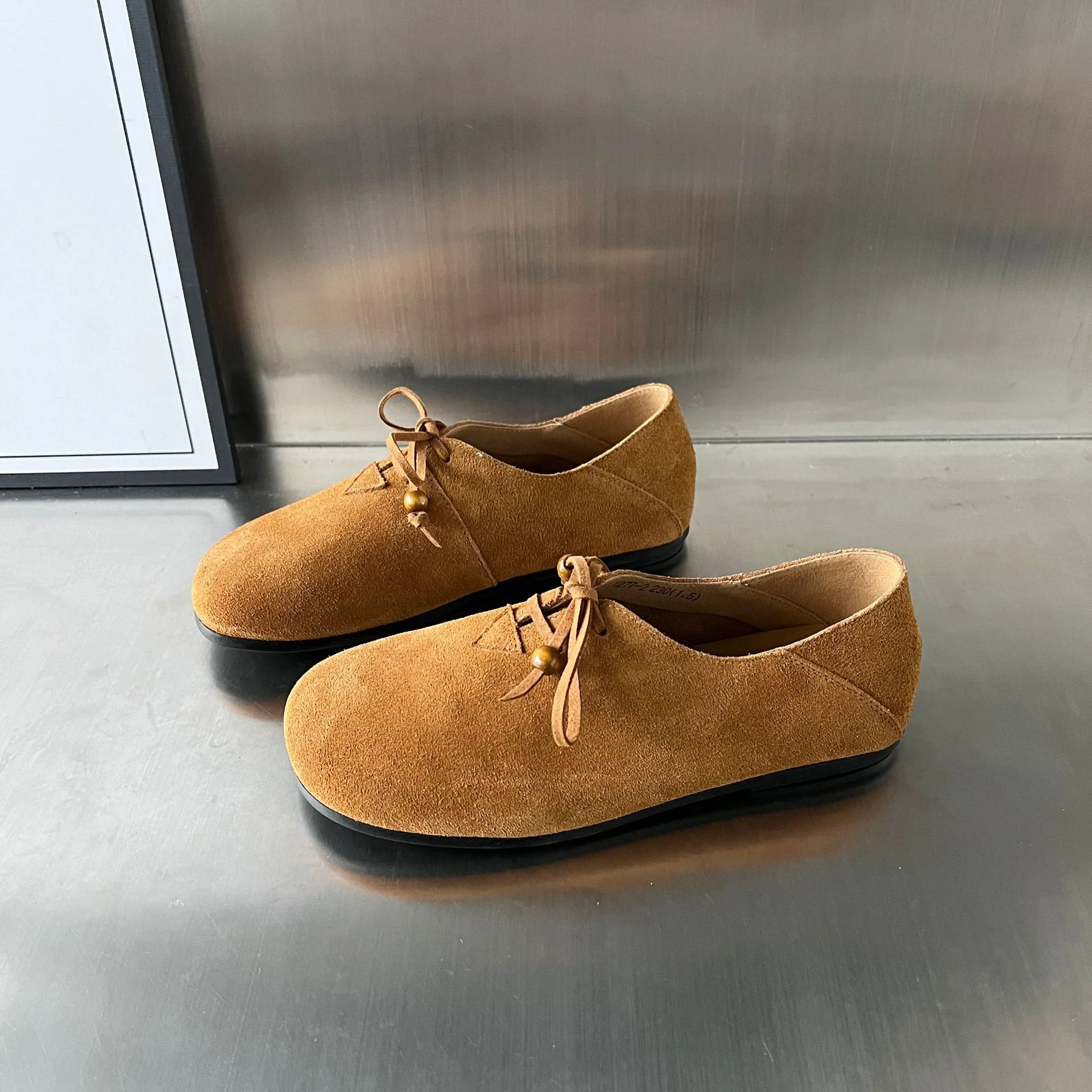 Damen Mokassins mit bequemer Innensohle und modischem Schnürdesign Heidi Mode