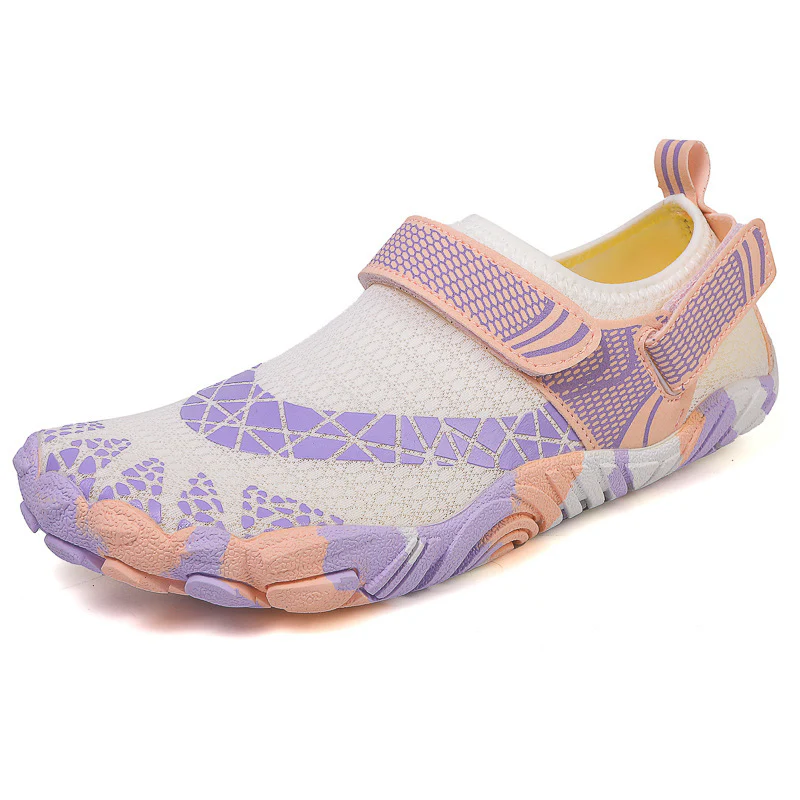 Damen Multifunktionale Aqua-Badeschuhe mit rutschfester Sohle und elastischem Klettverschluss Heidi Mode - Image 5