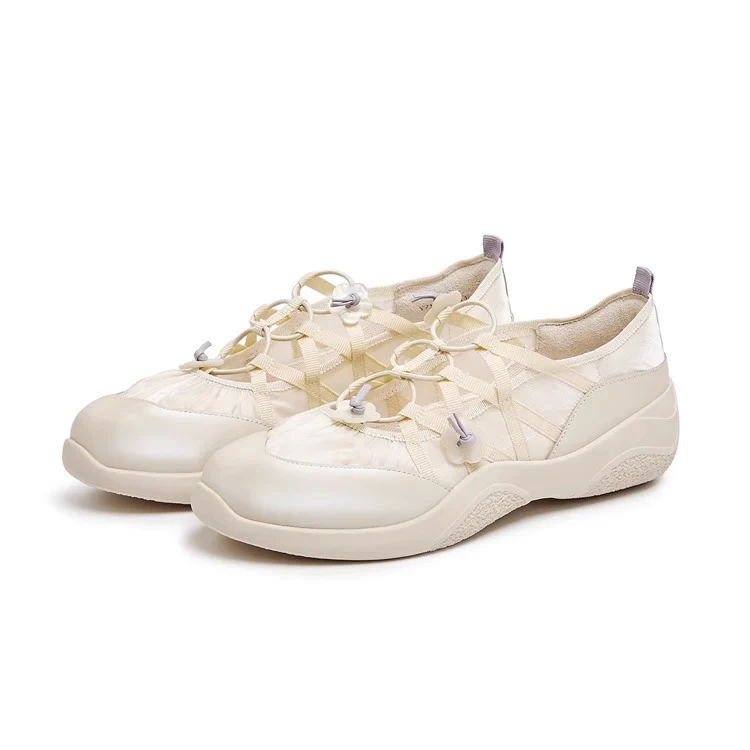 Damen Multifunktionale Freizeitschuhe mit floralem Detail Heidi Mode
