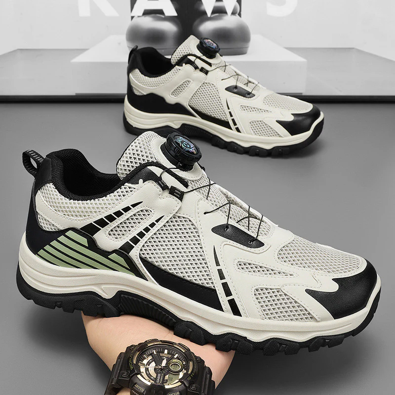 Damen Multifunktionale Laufschuhe mit atmungsaktiver Oberflächenstruktur und innovativem Schnellschnürsystem Heidi Mode