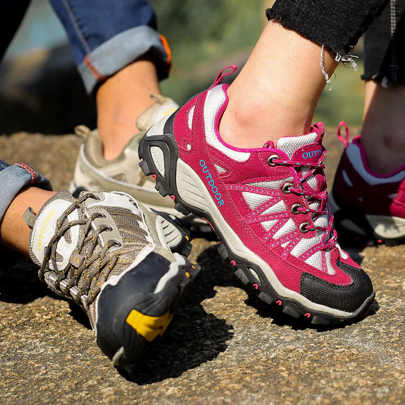 Damen Multifunktionale Wanderschuhe mit freizeitorientierter Profilsohle Heidi Mode