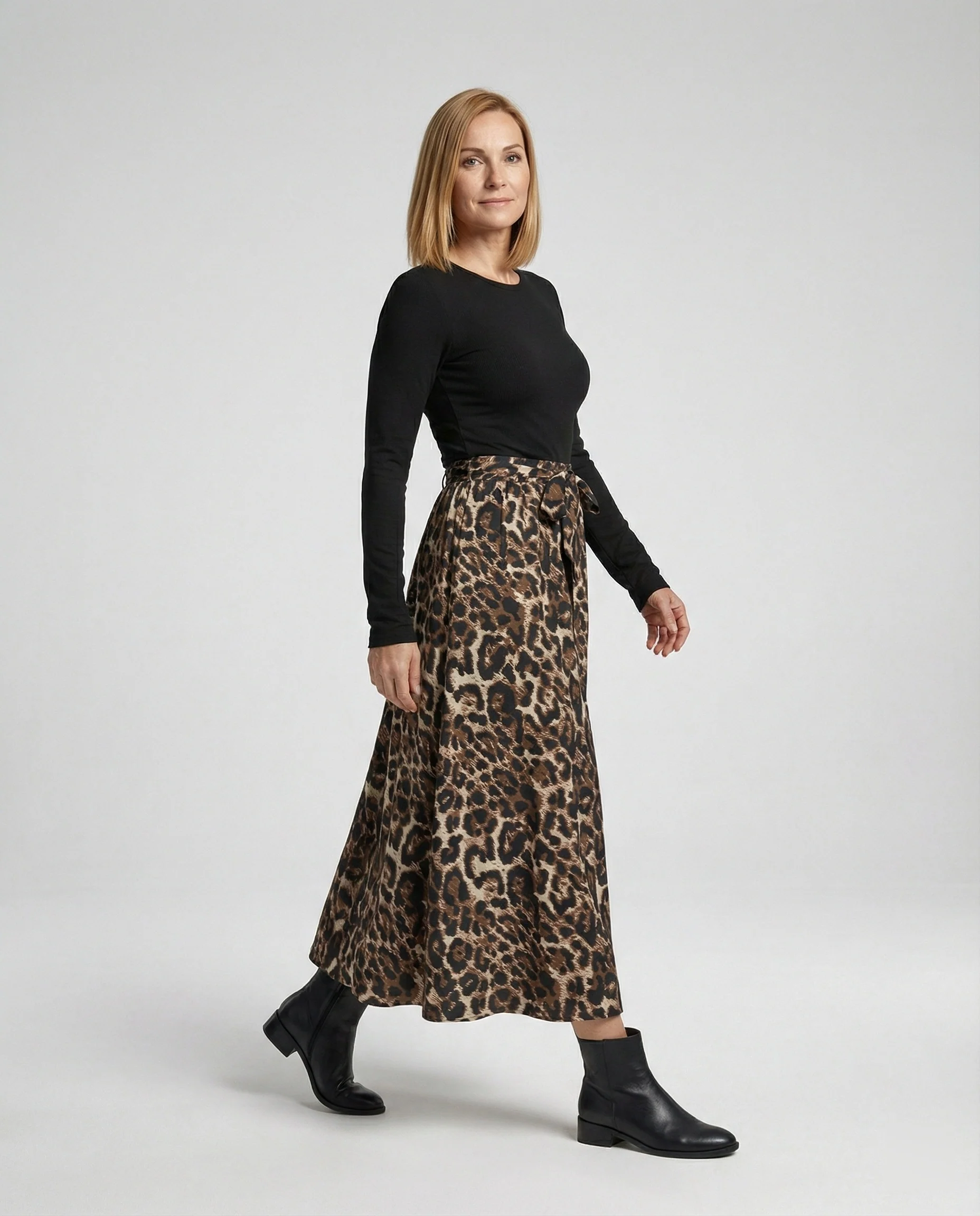 Damen Maxirock mit Print Sommer
