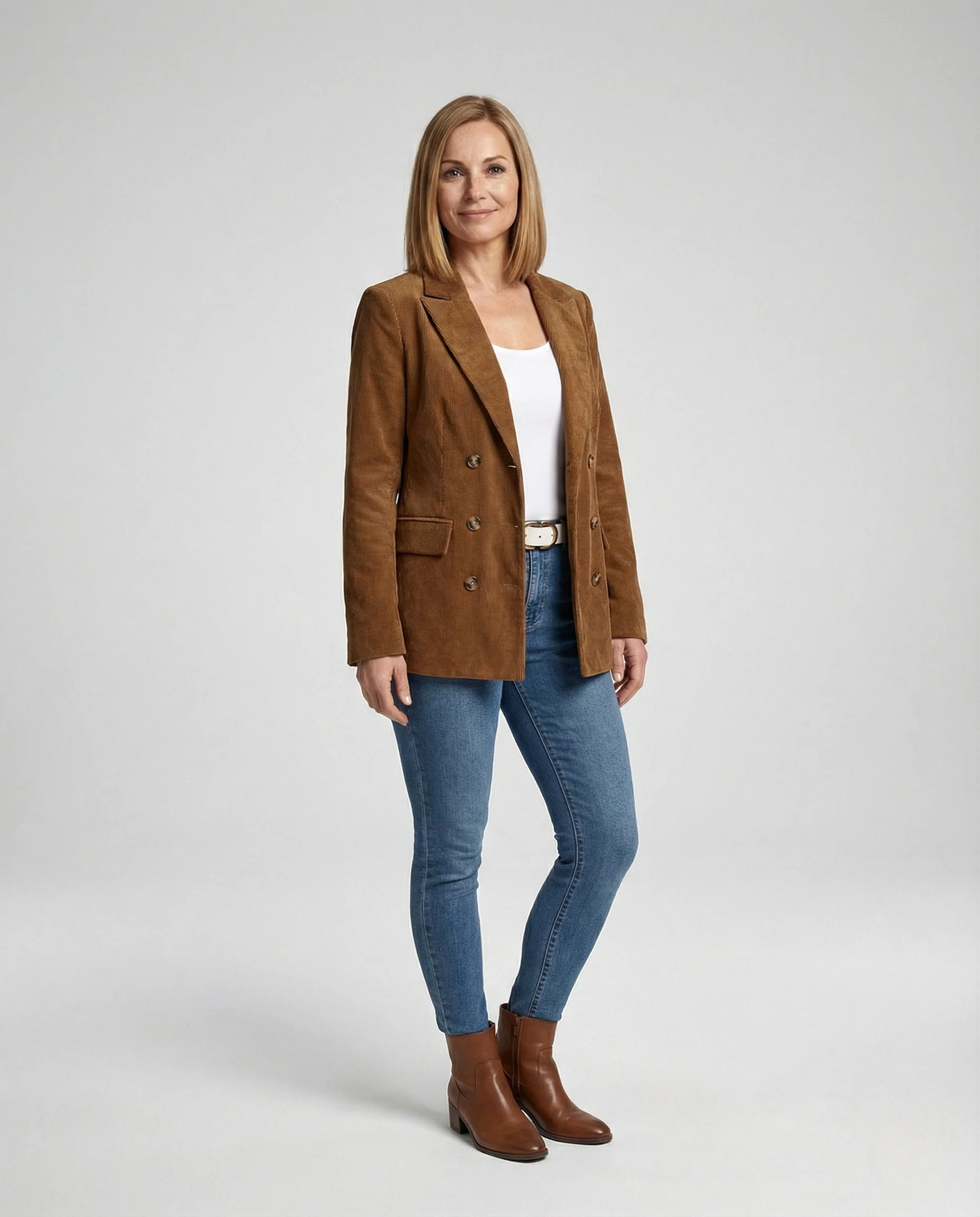 Freizeitkleidung Damen Oversize Cordblazer