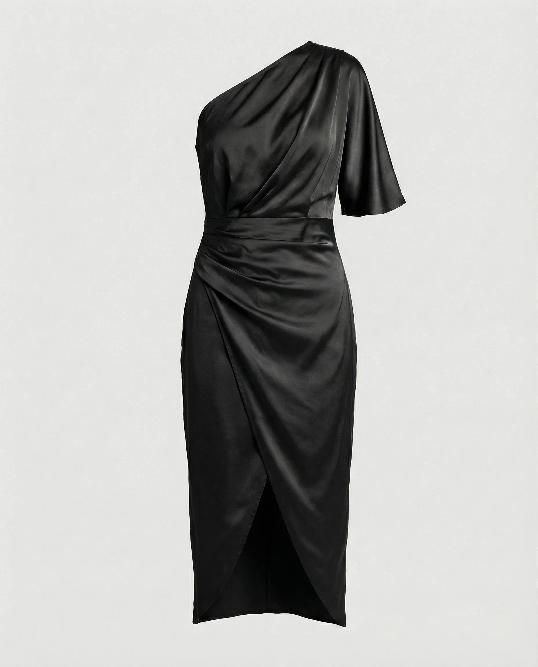 Elegantes Abendkleid Midi asymmetrisch - Image 3