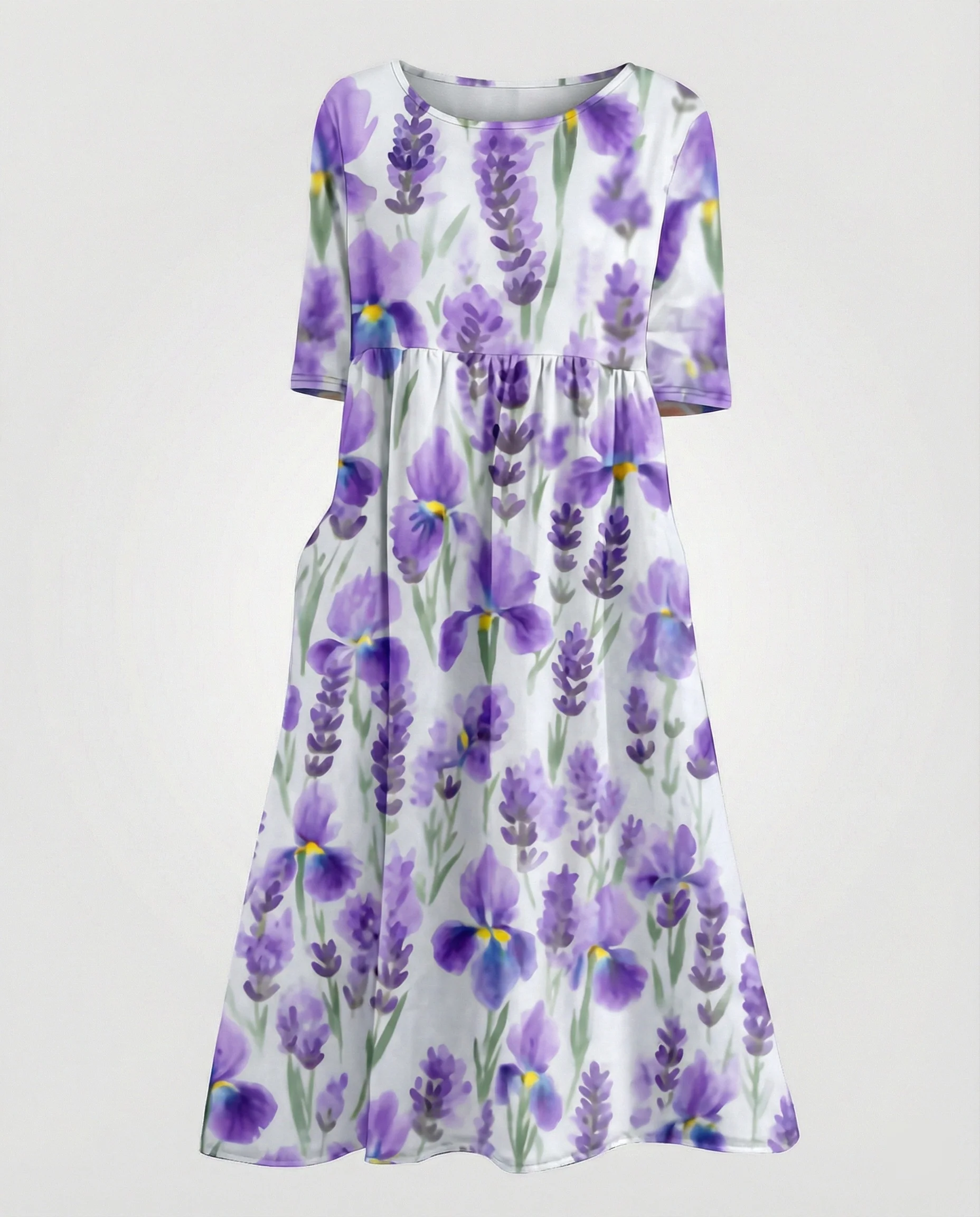 Damen Maxikleid A-Linie fließend - Image 34