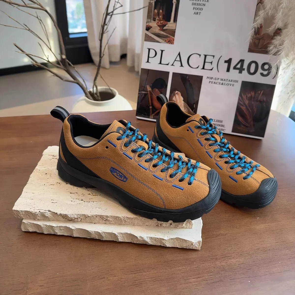 Damen Outdoor Sneakers mit robustem Obermaterial und rutschfester Sohle Heidi Mode - Image 3