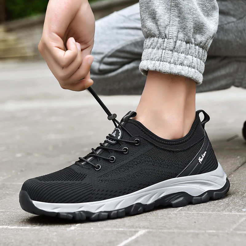 Damen Outdoor-Sport-Sneaker mit innovativem Schnellschnürsystem und atmungsaktiver Mesh-Oberfläche Heidi Mode