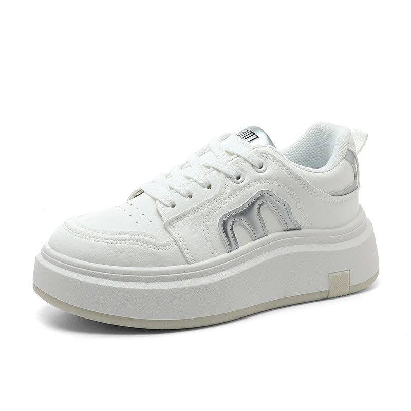 Damen Plateau Sneakers mit modernem Design und bequemer Dämpfung Heidi Mode