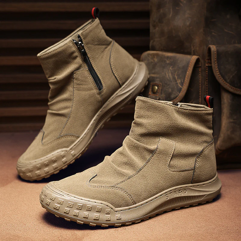 Damen Robuste Winterstiefel mit praktischem Reißverschluss und rutschfester Sohle Heidi Mode - Image 2