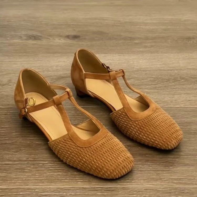 Damen Sling-Ballerinas mit raffinierten Riemen und hochwertiger Veloursoberfläche Heidi Mode