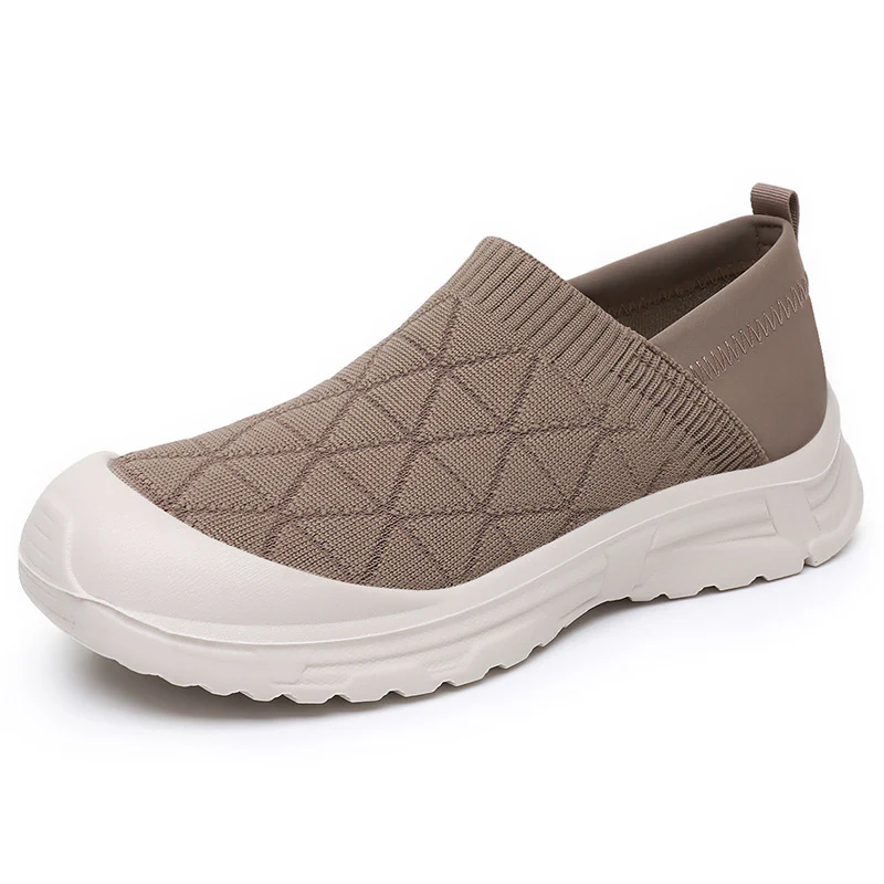 Damen Slip-On Freizeitschuhe mit elastischem Strickoberteil und rutschfester Sohle Heidi Mode - Image 5