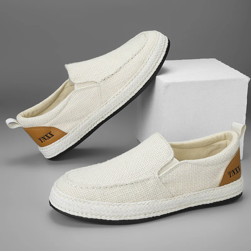 Damen Slip-On Freizeitschuhe mit komfortablem Textil-Obermaterial und rutschfester Sohle Heidi Mode