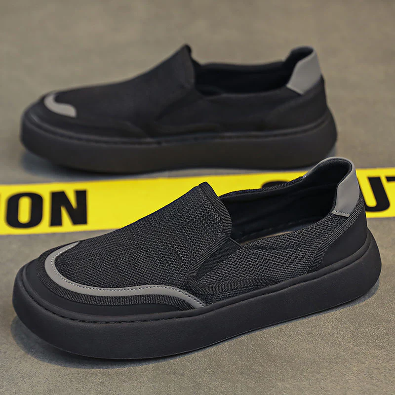Damen Slip-On Sneakers mit atmungsaktivem Mesh-Obermaterial und bequemer Dämpfung Heidi Mode - Image 3