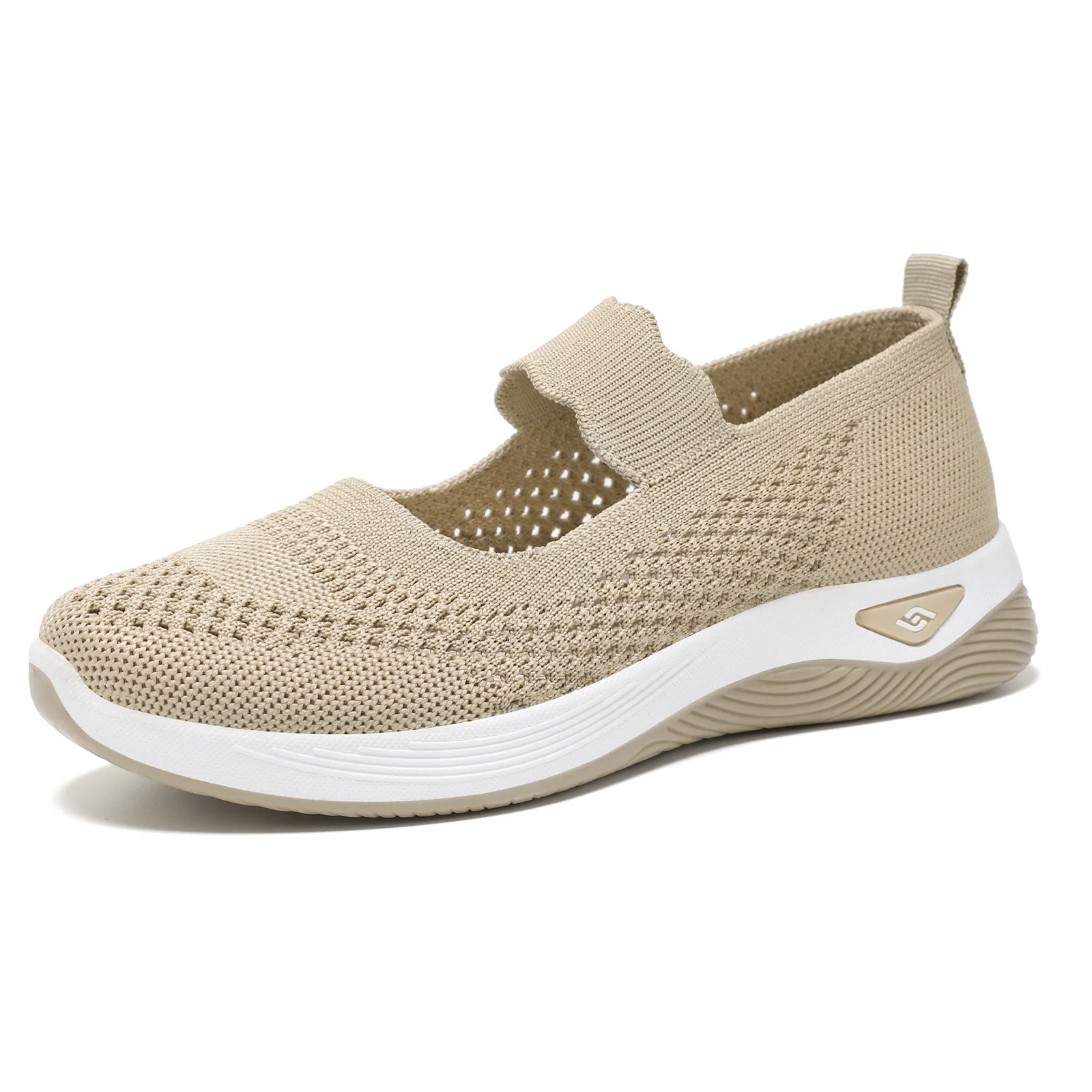 Damen Slip-On Sportschuhe mit elastischem Riemen und atmungsaktivem Obermaterial Heidi Mode - Image 5