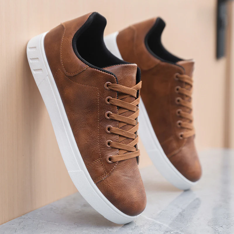 Damen Sneakers aus hochwertigem Kunstleder mit klassischem Design Heidi Mode - Image 3