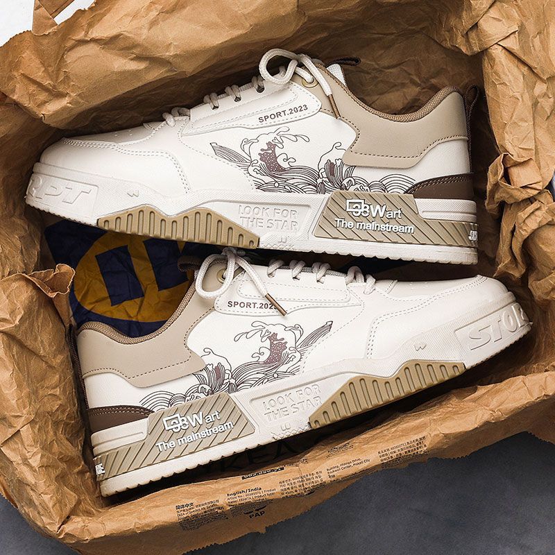 Damen Sneakers im kreativen Design mit kunstvollen Grafiken Heidi Mode