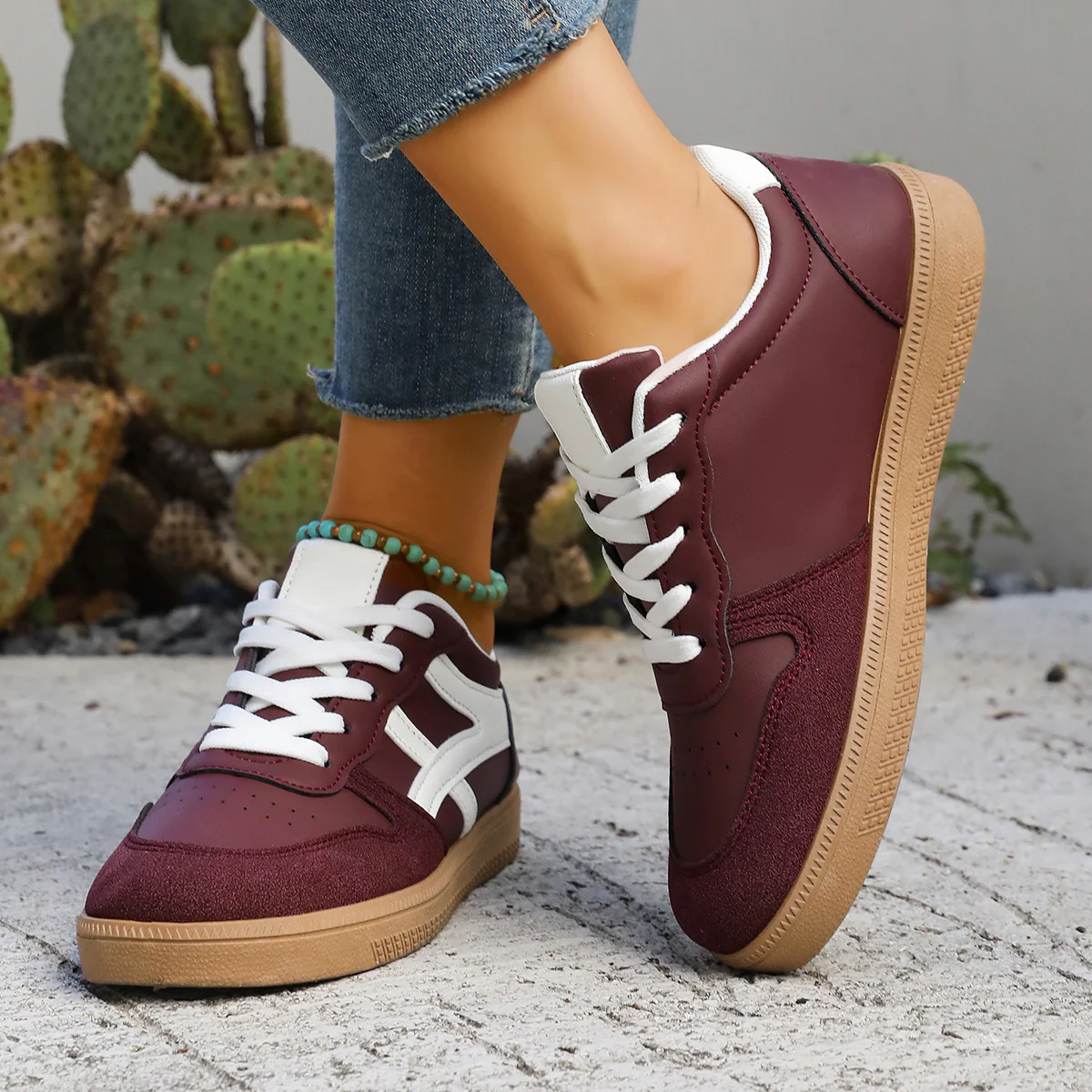 Damen Sneakers mit atmungsaktivem Obermaterial und rutschfester Sohle Heidi Mode