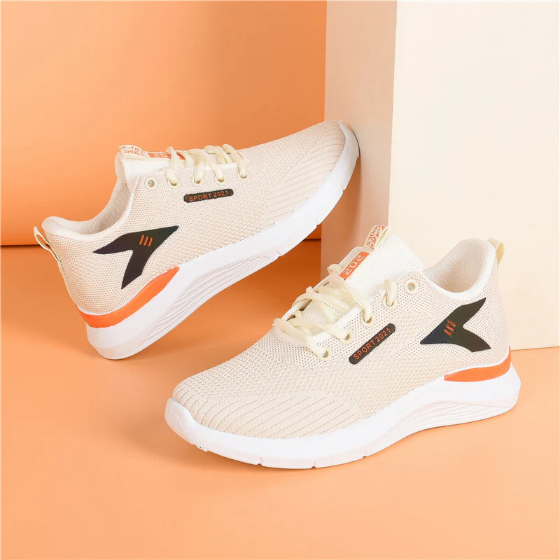 Damen Sportliche Atmungsaktive Sneakers mit flexiblem Mesh-Obermaterial Heidi Mode