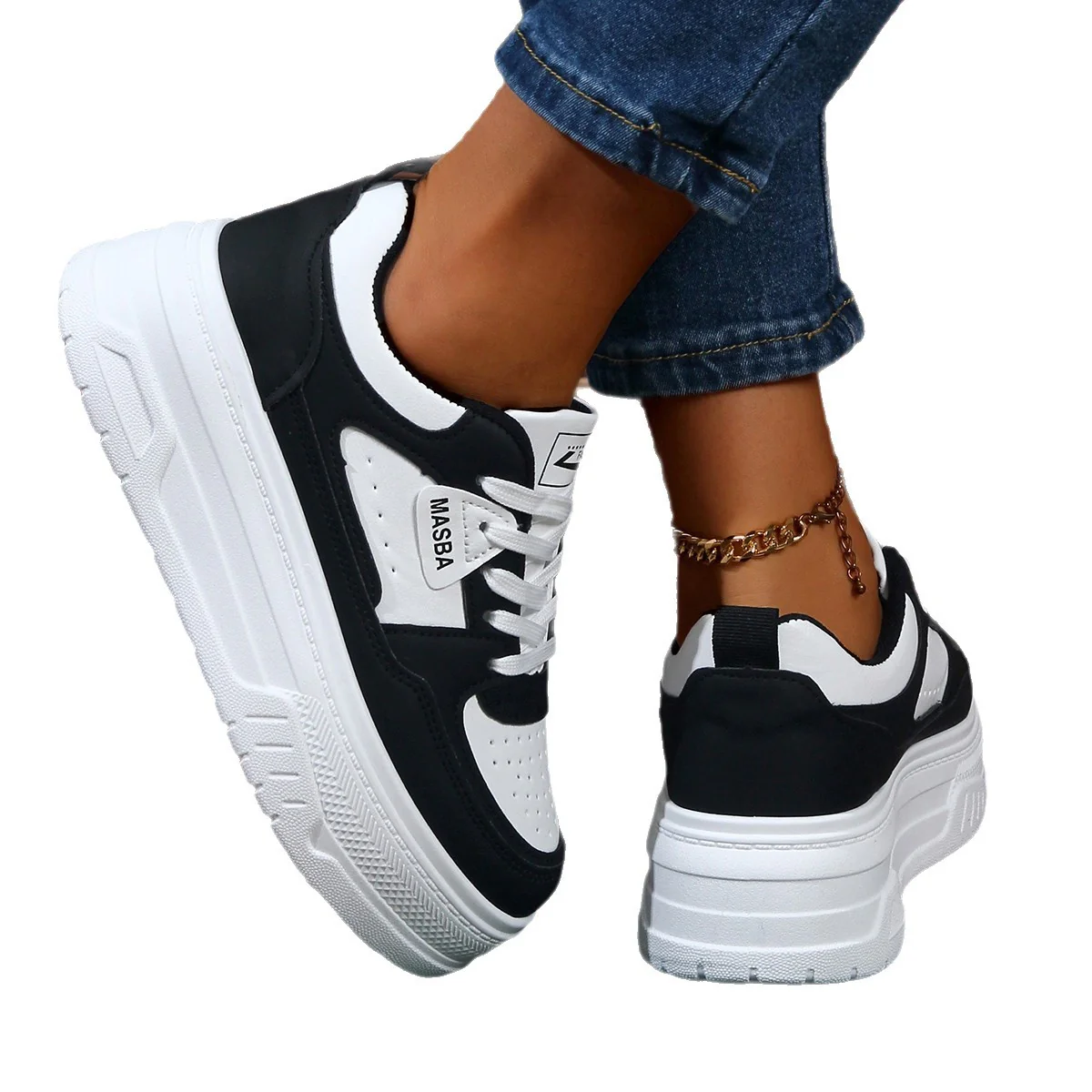 Damen Sportliche Chunky Sneakers Heidi Mode - Image 5