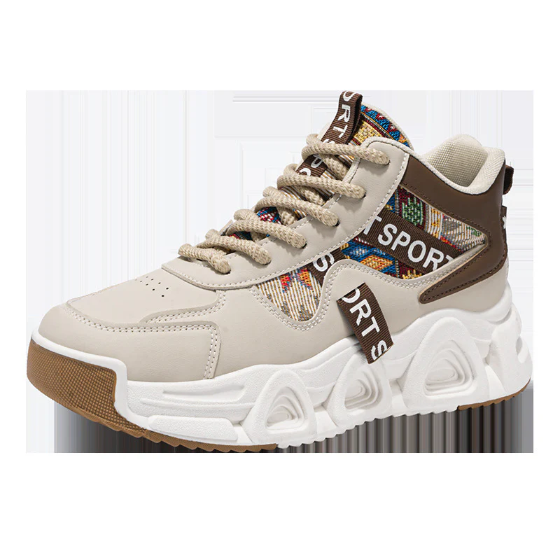Damen Sportliche Chunky Sneakers mit farbenfrohem Muster und stabiler Sohle Heidi Mode - Image 6