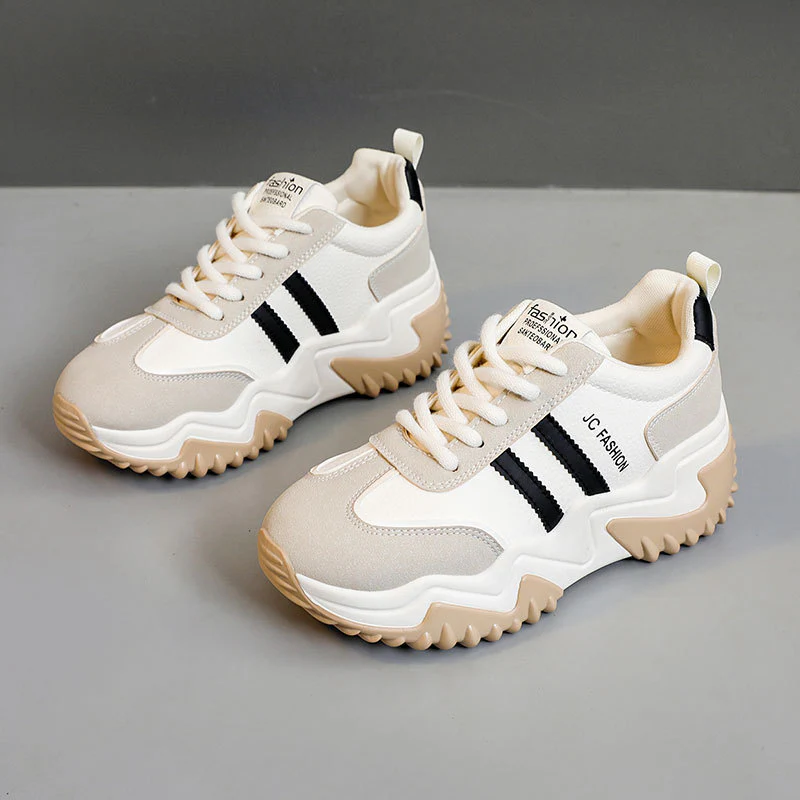 Damen Sportliche Chunky Sneakers mit rutschfester Sohle und atmungsaktiver Oberflächenstruktur Heidi Mode - Image 8