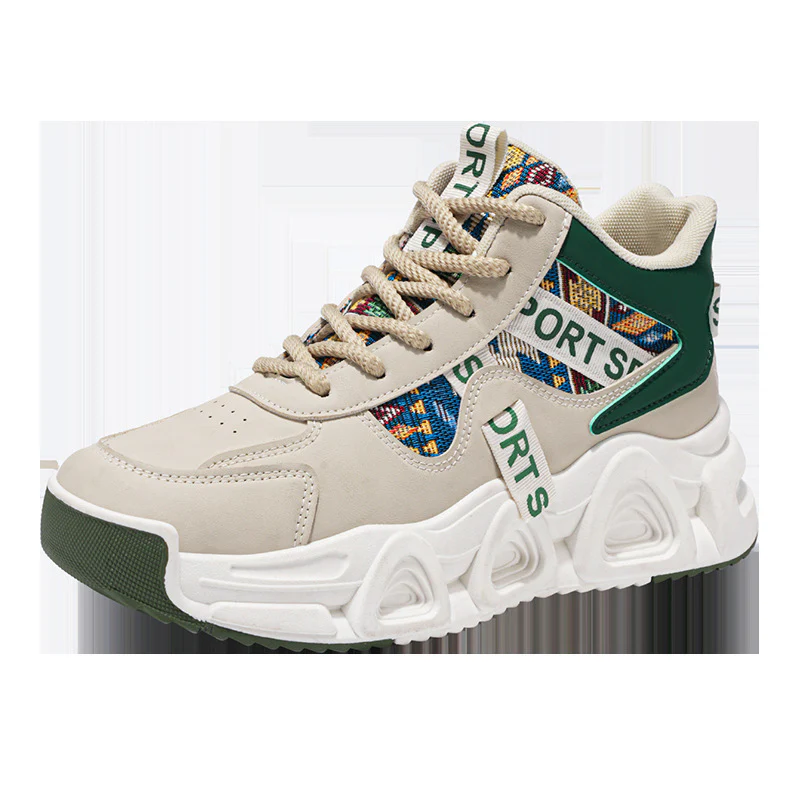 Damen Sportliche Freizeitsneaker mit ergonomischem Design und einzigartigem Textilmuster Heidi Mode - Image 8