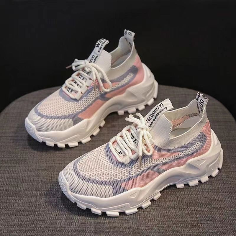 Damen Sportliche High-Performance Sneakers mit elastischem Strickoberteil Heidi Mode - Image 6