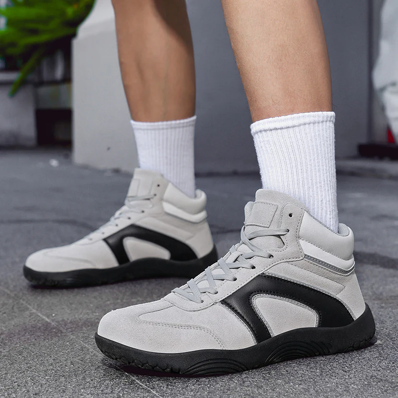 Damen Sportliche High-Top Sneaker mit strapazierfähigem Obermaterial und rutschfester Sohle Heidi Mode