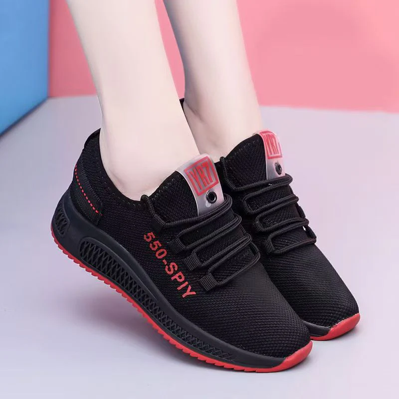 Damen Sportliche Lauf- und Freizeitschuhe mit atmungsaktivem Mesh-Obermaterial Heidi Mode - Image 6