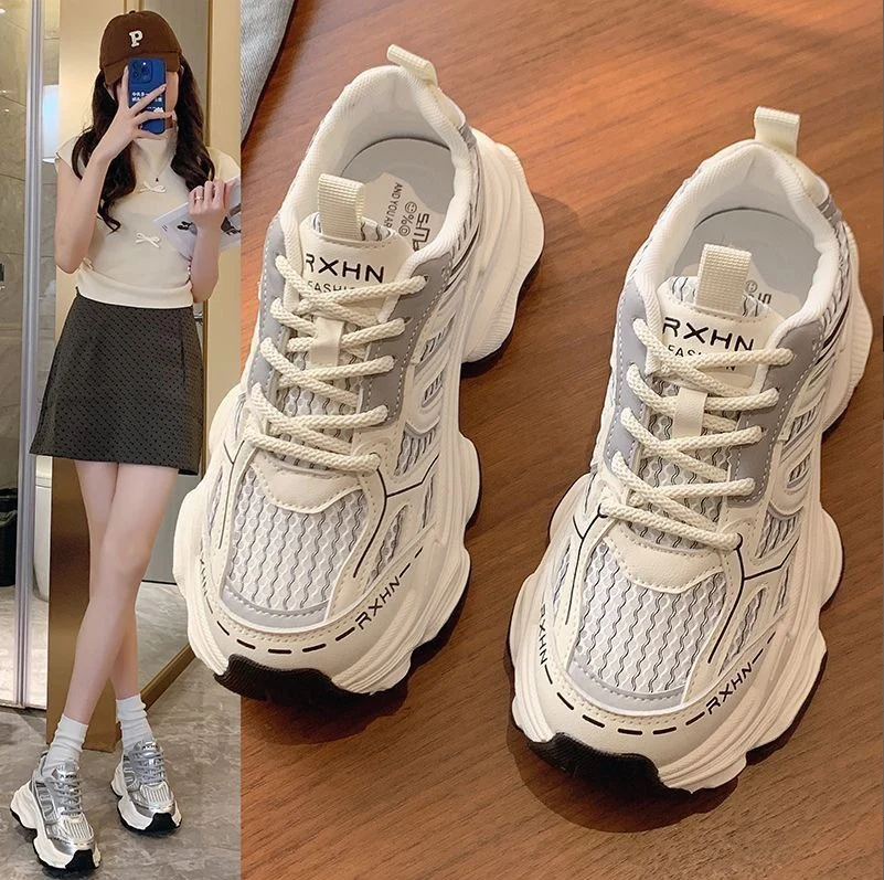 Damen Sportliche LaufSneaker mit atmungsaktivem Mesh-Obermaterial und dämpfender Sohle Heidi Mode