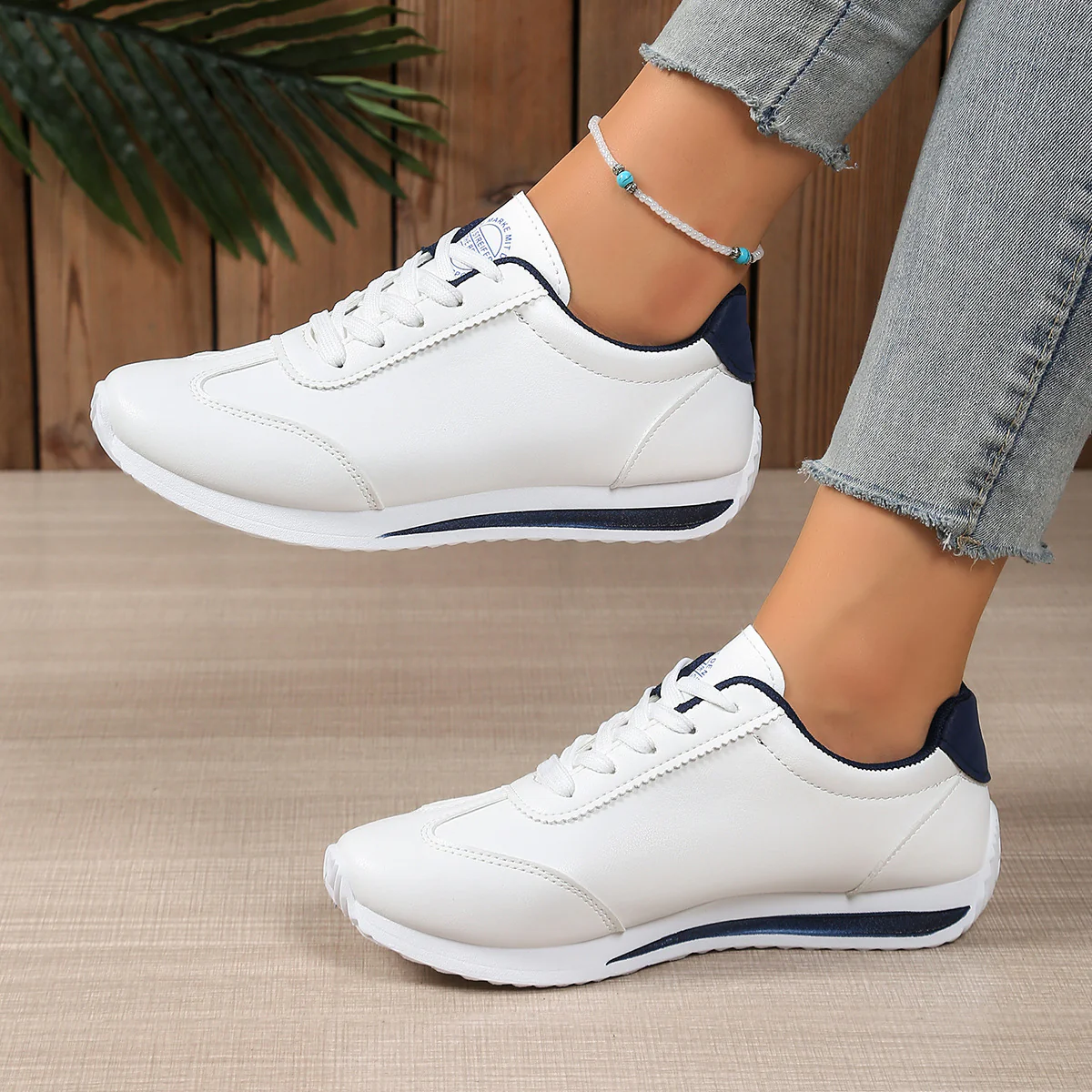 Damen Sportliche Lifestyle Sneakers mit hochwertigem Obermaterial und komfortablem Fußbett Heidi Mode
