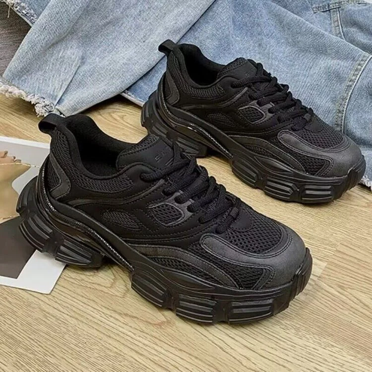 Damen Sportliche Luftige Sneaker mit dämpfender Sohle und atmungsaktivem Mesh-Obermaterial Heidi Mode