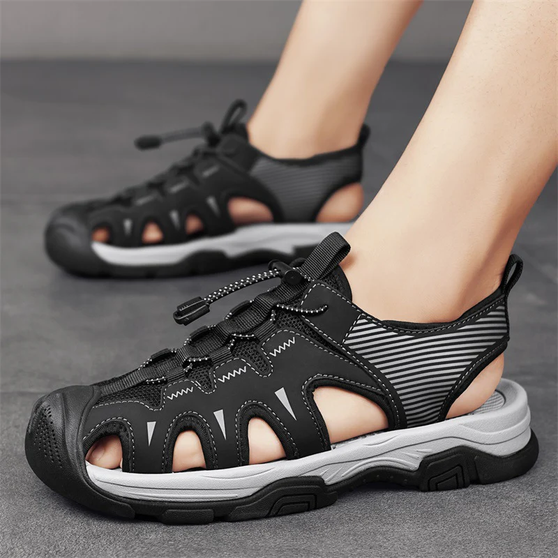 Damen Sportliche Sandalen mit ergonomischer Sohle und verstellbarem Schnürsystem Heidi Mode