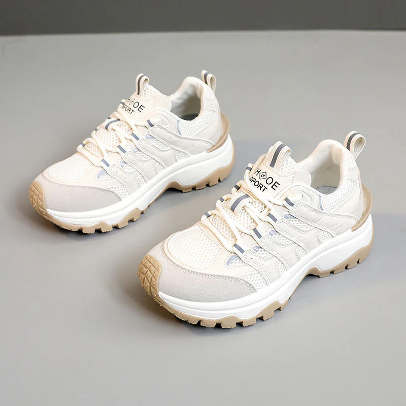 Damen Sportliche Schnürsneaker mit atmungsaktivem Obermaterial Heidi Mode - Image 3