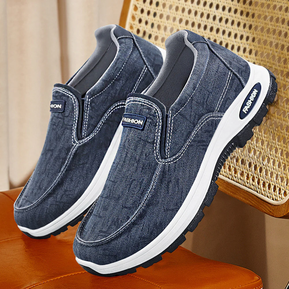 Damen Sportliche Slipper mit elastischem Einstieg Heidi Mode