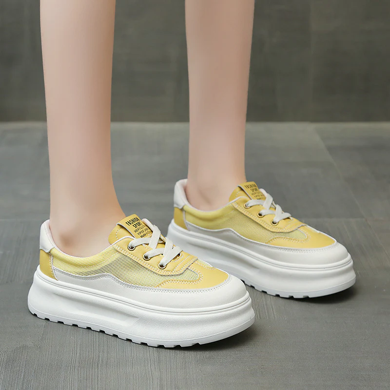 Damen Sportliche Sneaker Heidi Mode